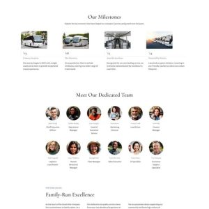 Website Template for a Coach-Hire-Company